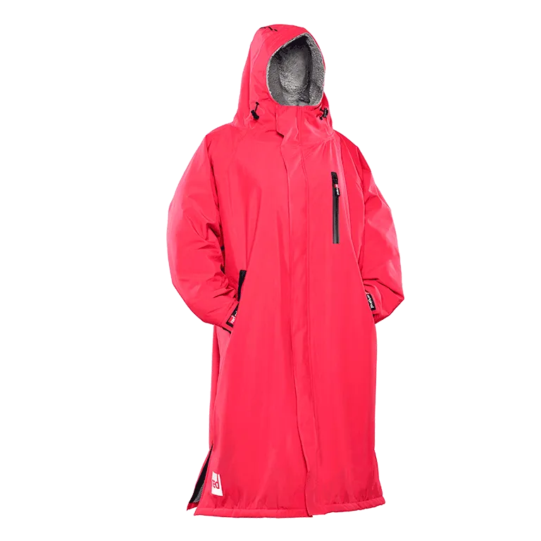 Men's Long Sleeve Pro Change Robe EVO - Fuchsia