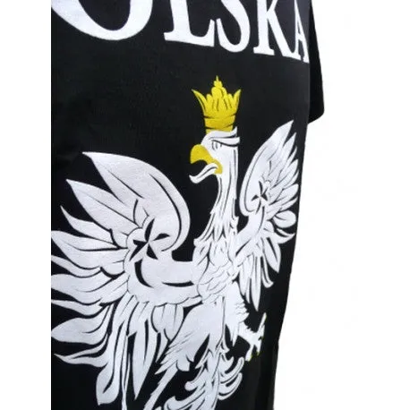 Mens Polska Poland White Eagle T-Shirt