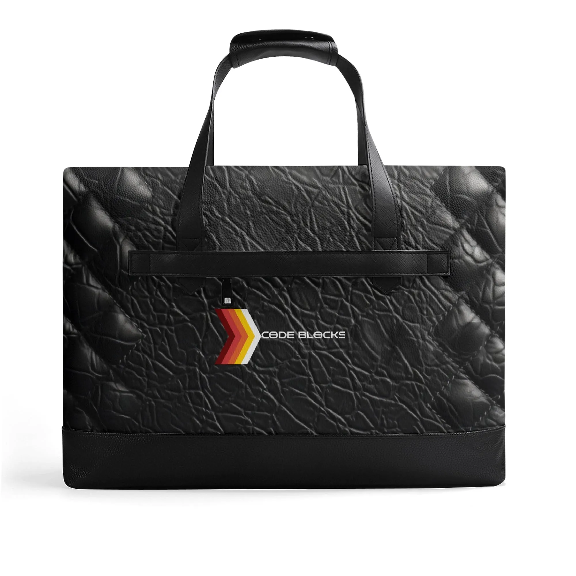 Mens PU Leather Briefcase Waterproof Business Bag