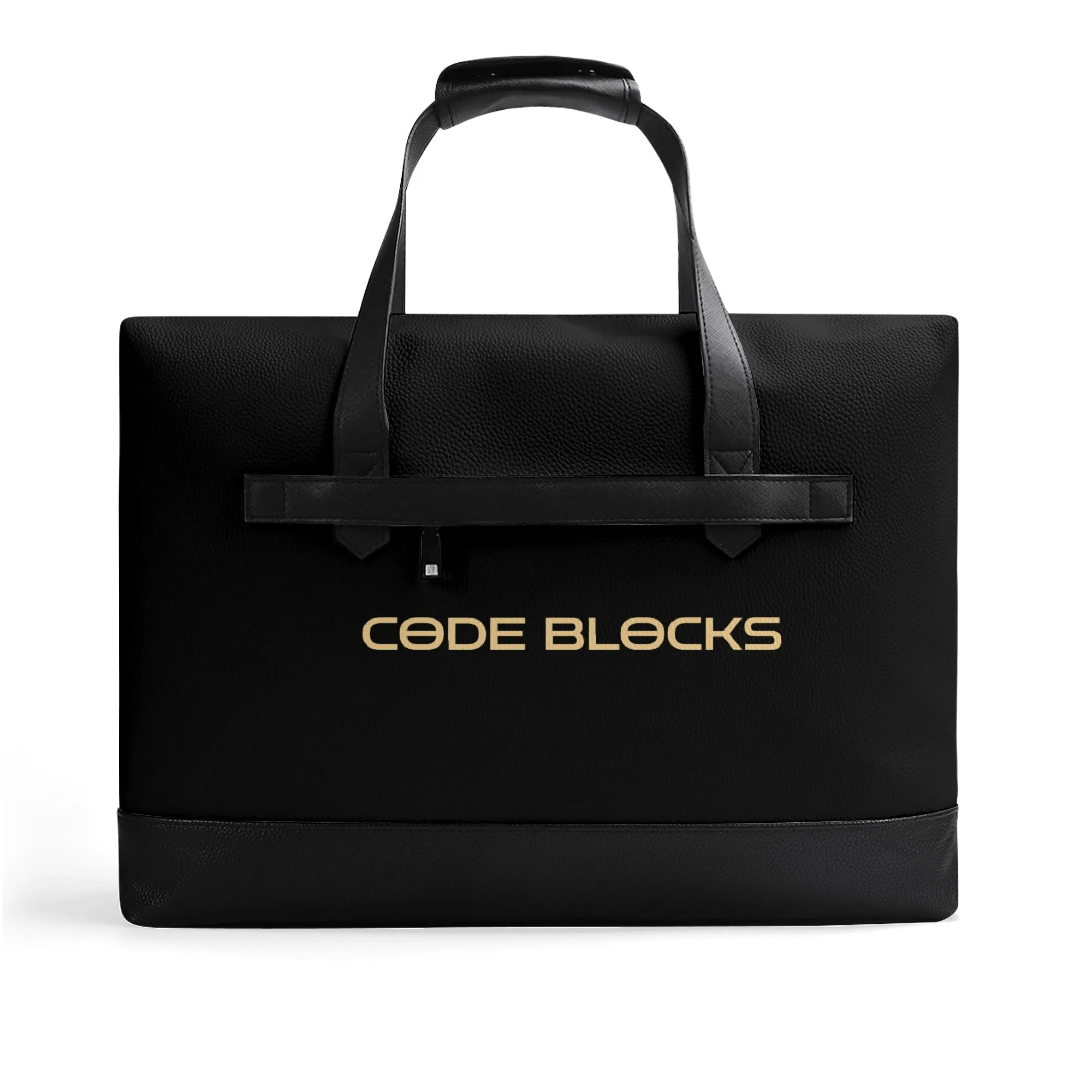 Mens PU Leather Briefcase Waterproof Business Bag