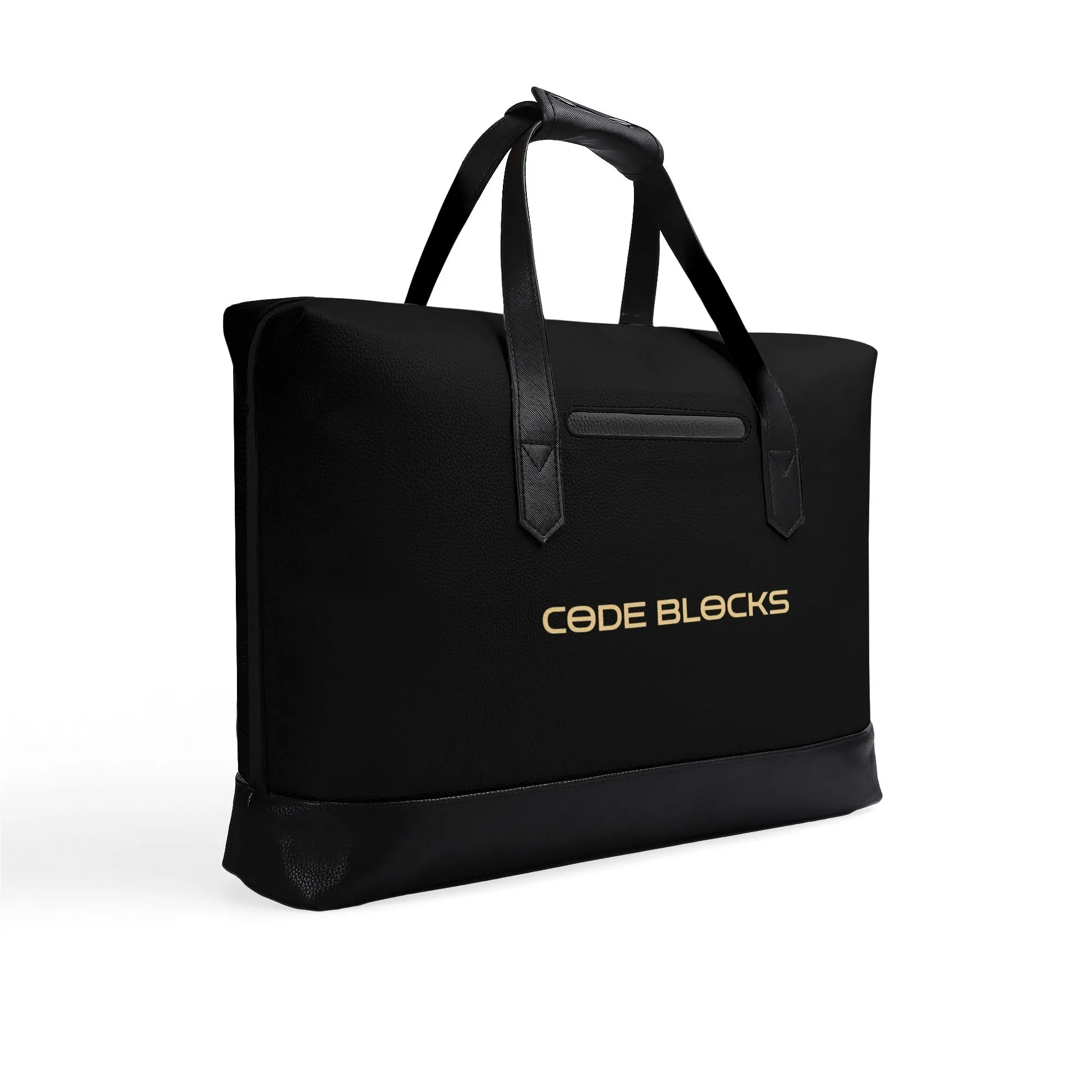 Mens PU Leather Briefcase Waterproof Business Bag
