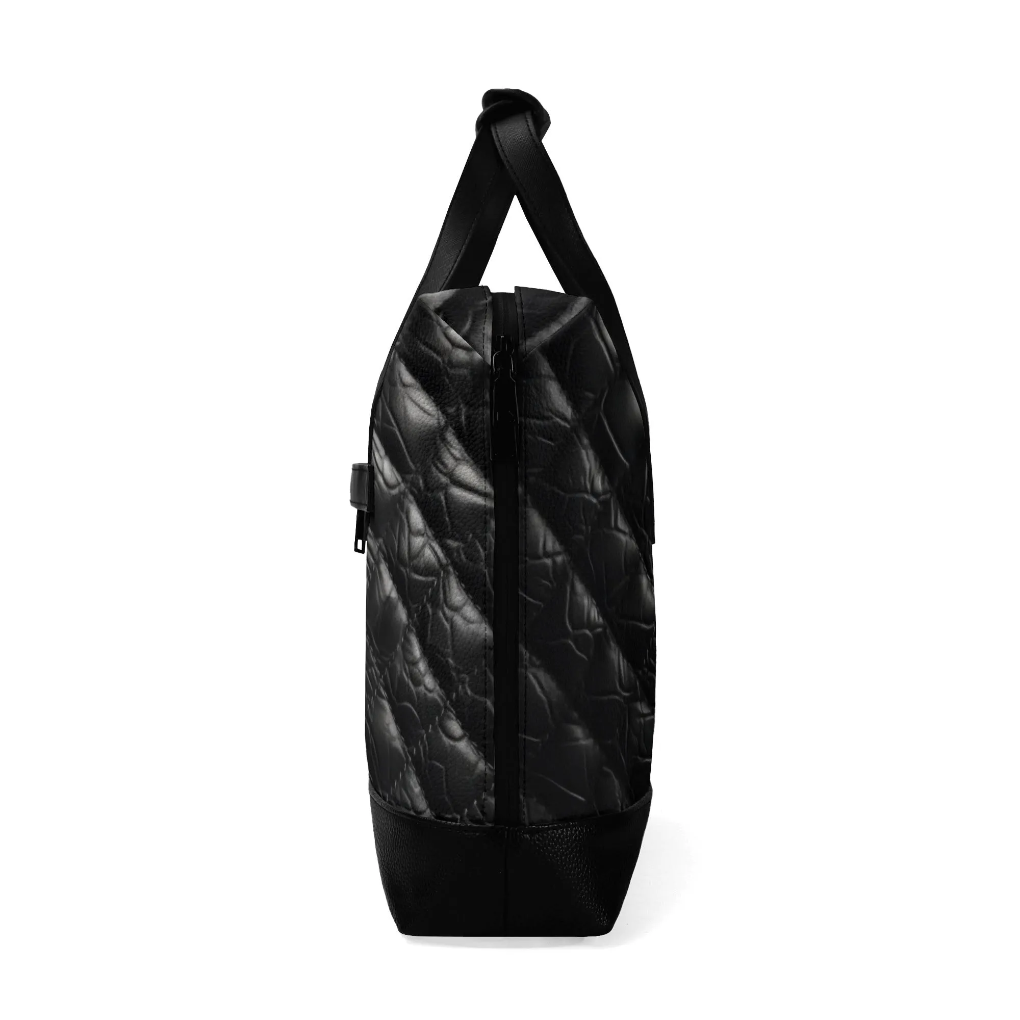 Mens PU Leather Briefcase Waterproof Business Bag