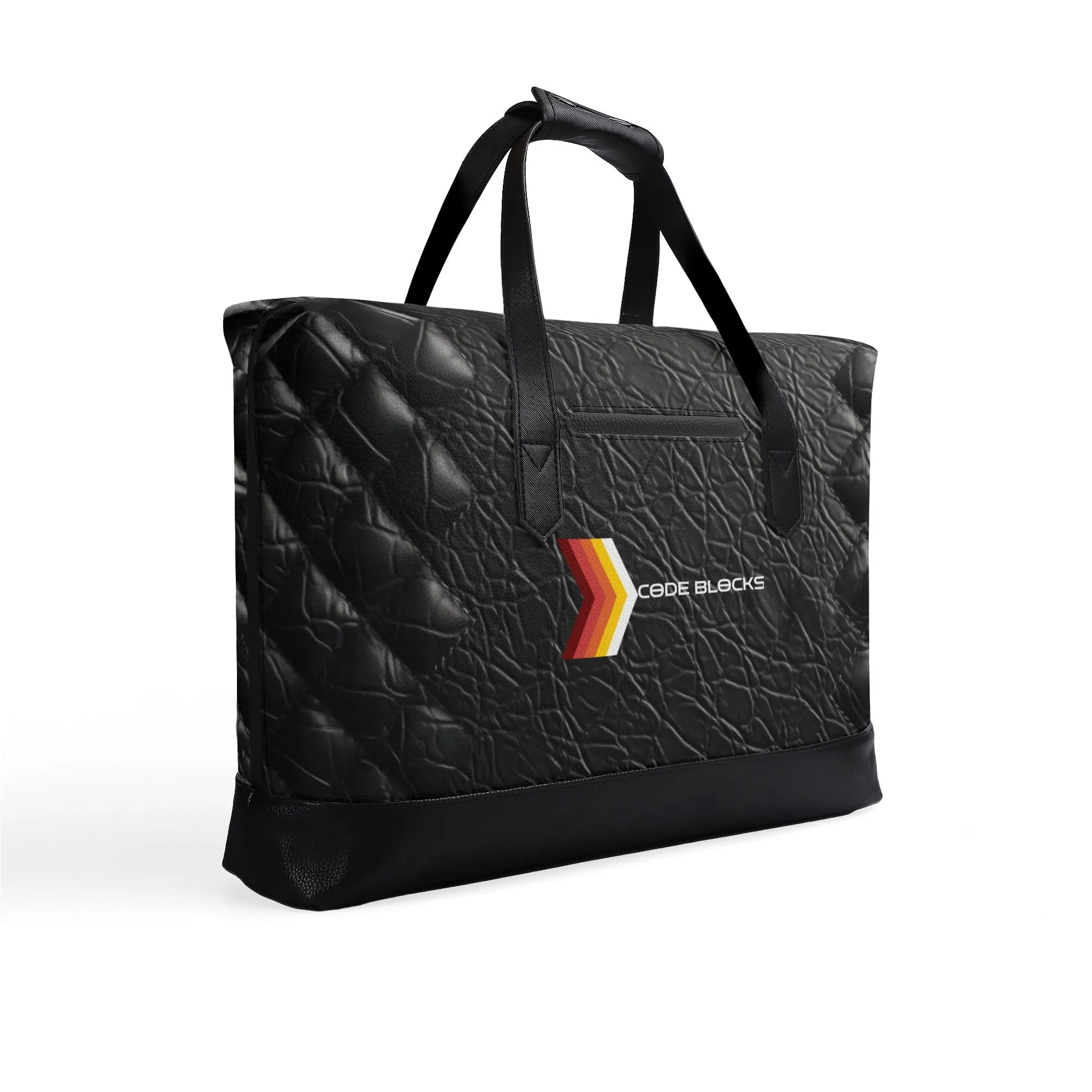 Mens PU Leather Briefcase Waterproof Business Bag