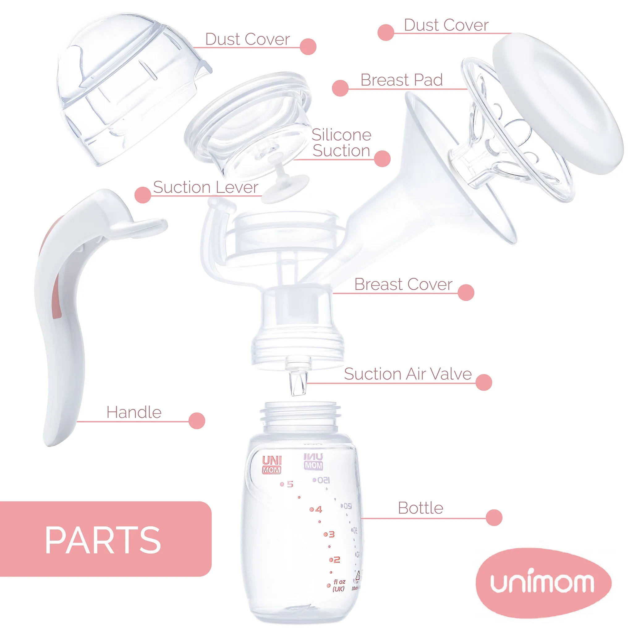 Mezzo - Manual Breast Pump - Regular Size (24mm)
