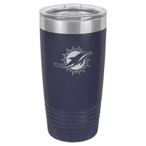 Miami Dolphins 20oz Polar Tumbler- Navy
