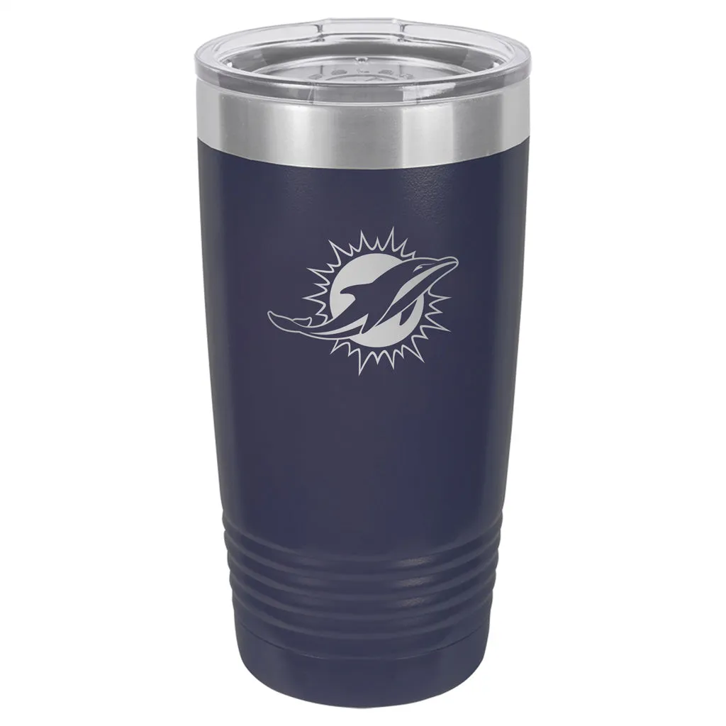 Miami Dolphins 20oz Polar Tumbler- Navy