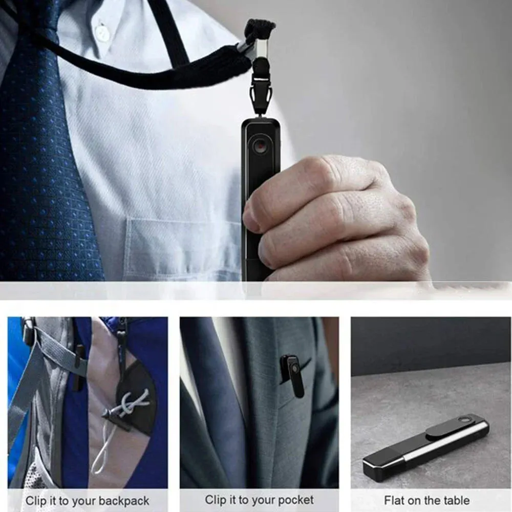Mini Wearable Camera - 1080P Full HD Wide Angle