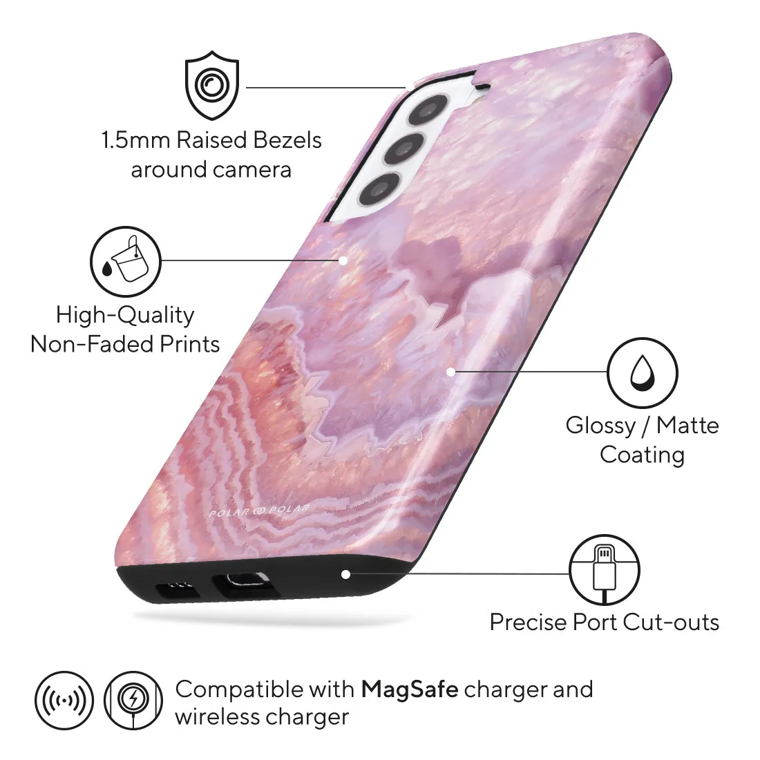 Misty Rose Coral - Samsung Galaxy S22  5G Case