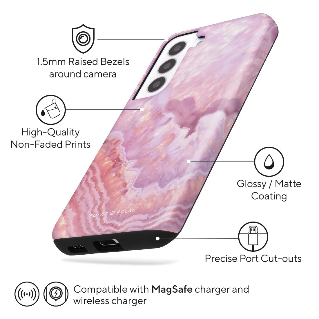 Misty Rose Coral - Samsung Galaxy S22 5G Case