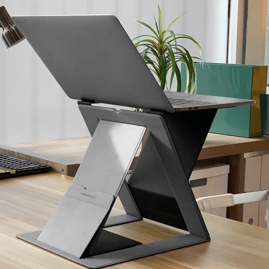MOFT Z: The 5-in-1 Invisible Sit-Stand Laptop Desk