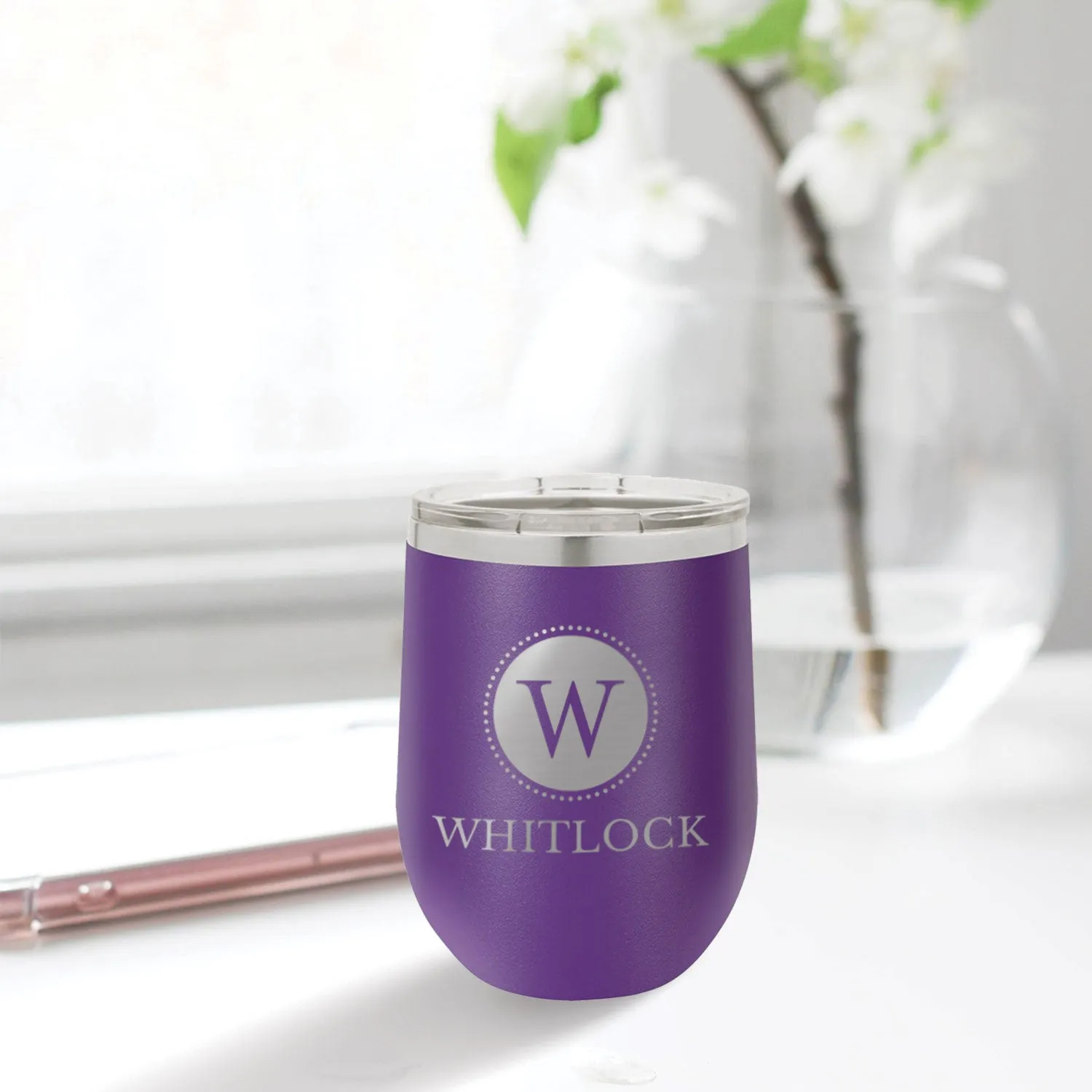 Monogrammed Tumbler - 12oz