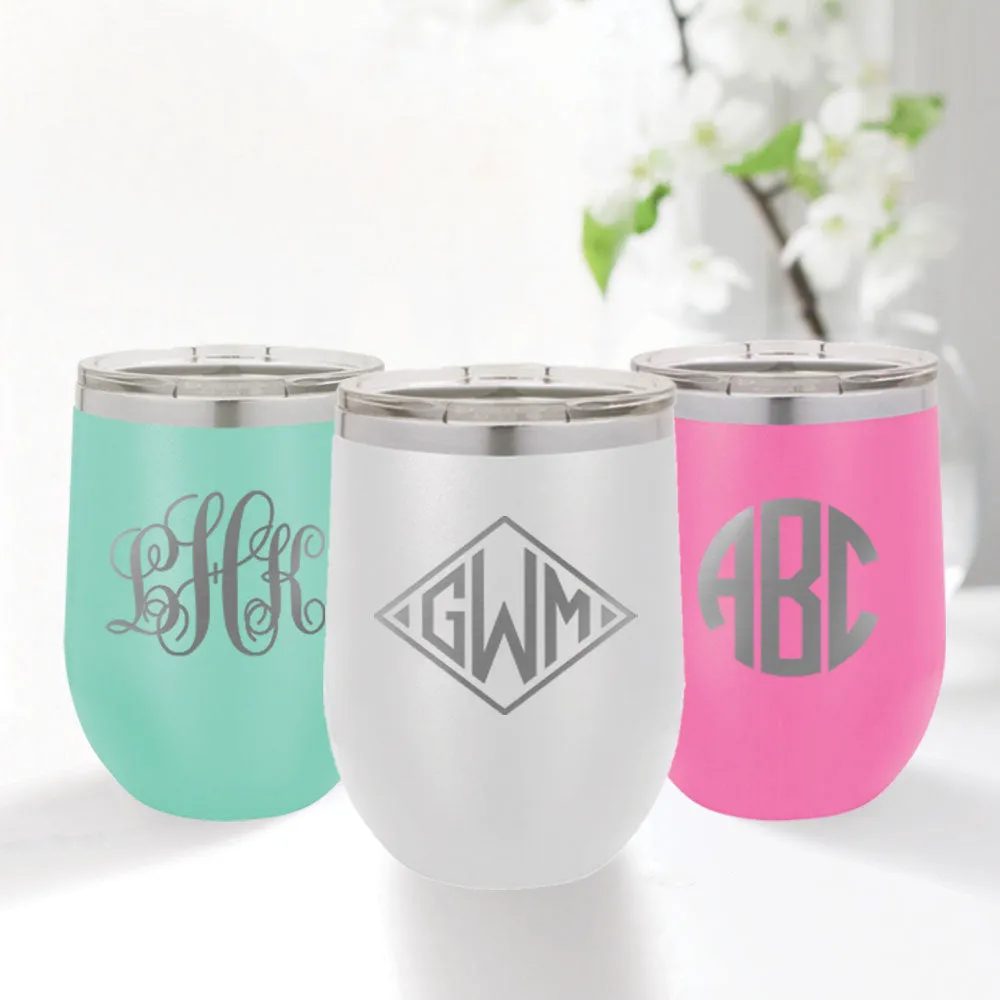 Monogrammed Tumbler - 12oz