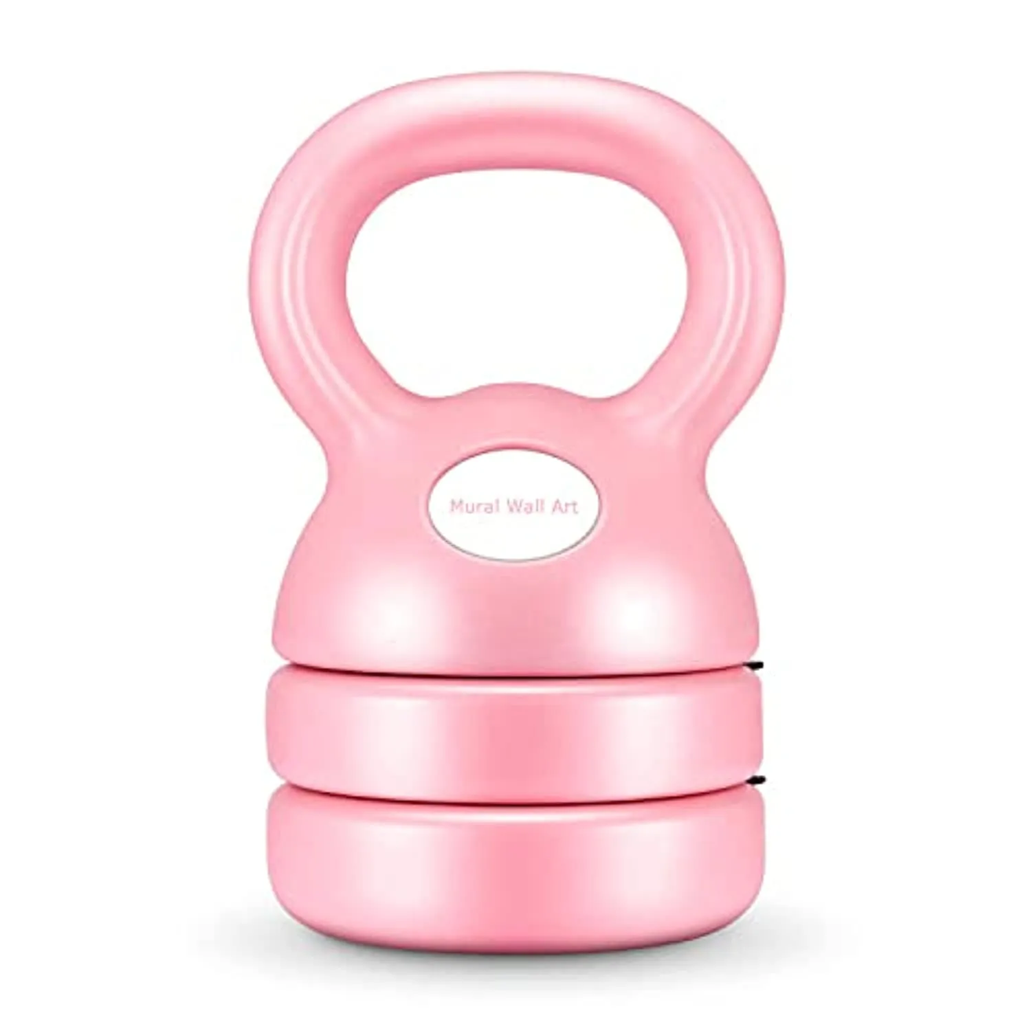 Mural Wall Art Kettlebell Weight Set 5-12 Pounds: Strength Training Adjustable Dumbbell Fitness Equipment for Home Gym Clearance Workout & Exercise Suitable for Women Men Kids