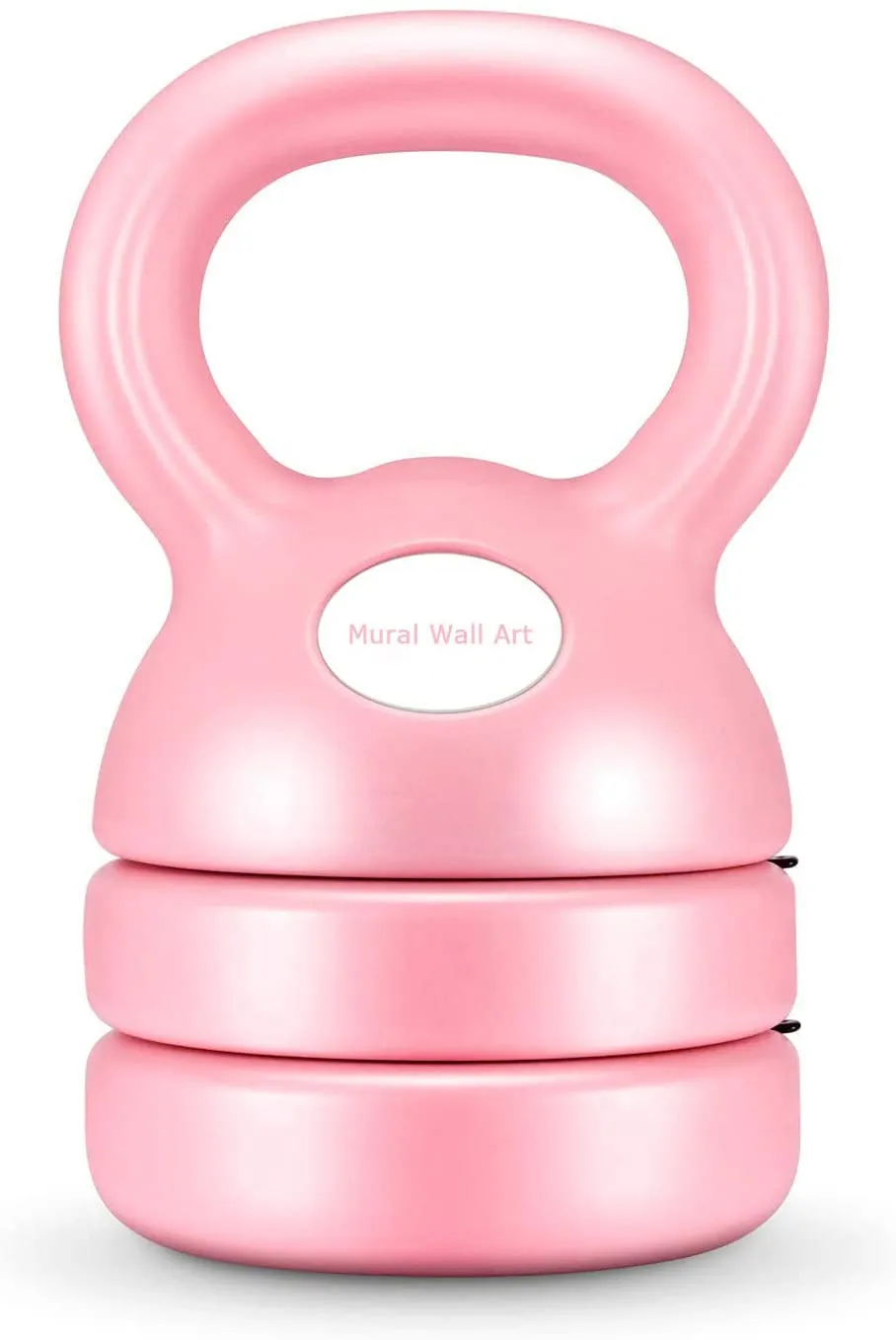 Mural Wall Art Kettlebell Weight Set 5-12 Pounds: Strength Training Adjustable Dumbbell Fitness Equipment for Home Gym Clearance Workout & Exercise Suitable for Women Men Kids