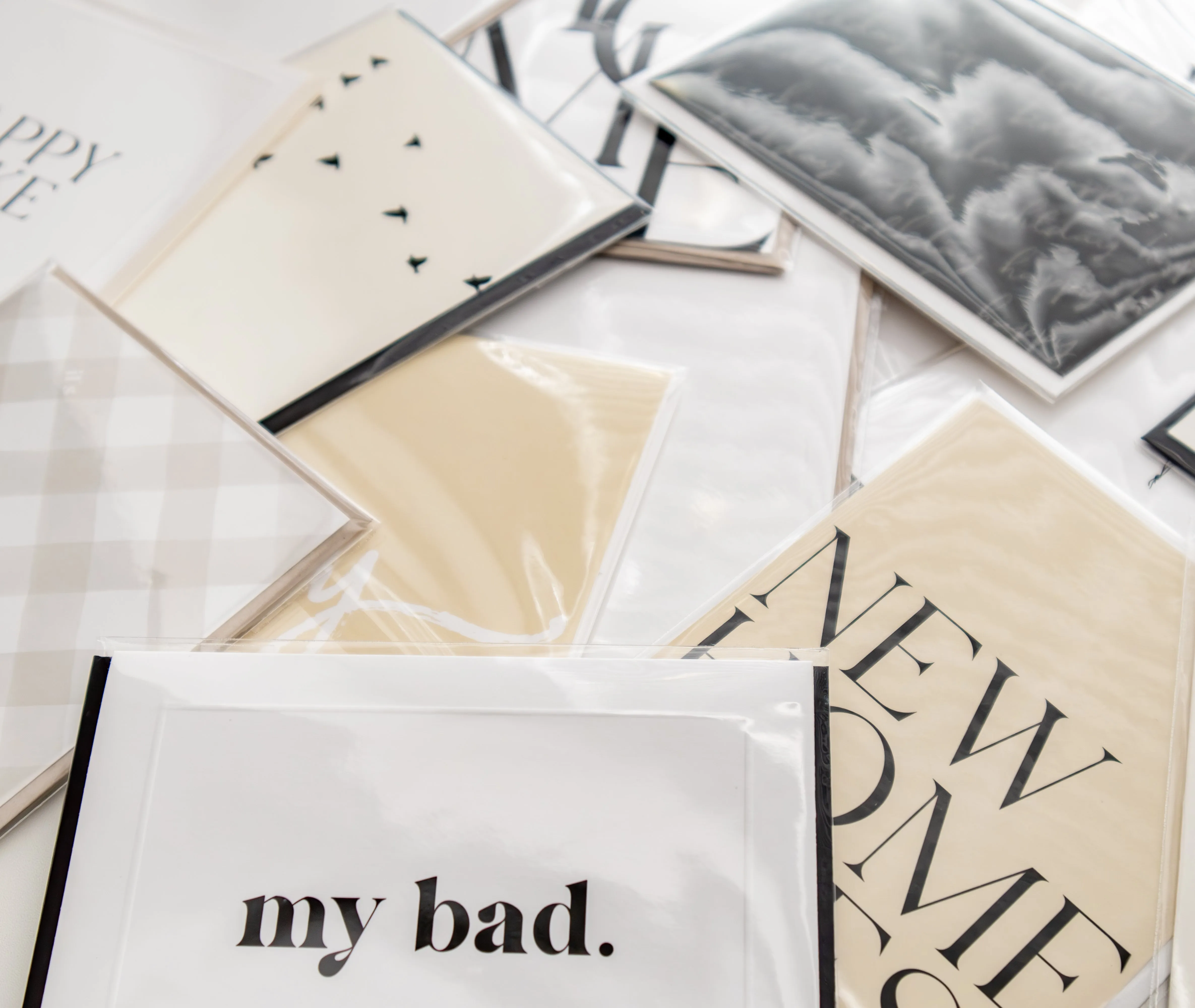 My Bad Card | Simple, Neutral Sorry Card