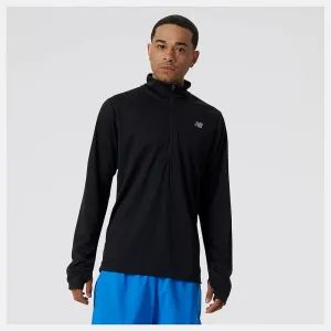 New Balance Mens 5K Half Zip Longsleeve Top