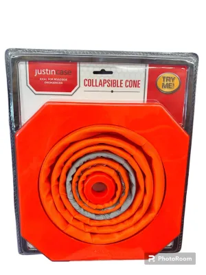 New Highly Visible Pop Up Traffic Emergency Cone! Collapses for easy storage in your vehicle!