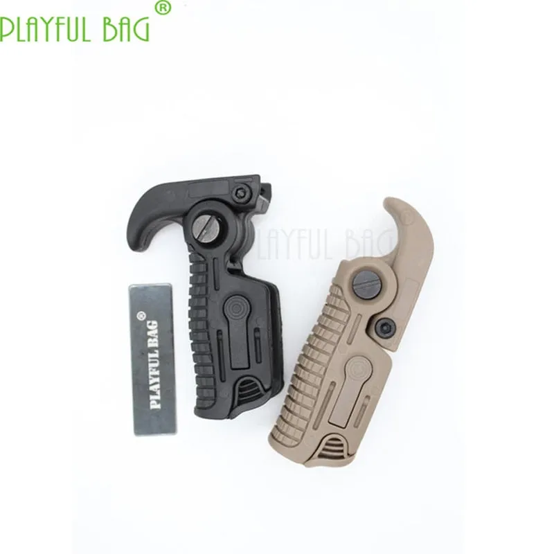 New PB Playful bag CS hobby water-bullet-gun accessory telescopic folding tactical front grip G17 20-21 mm gel ball gun LD10