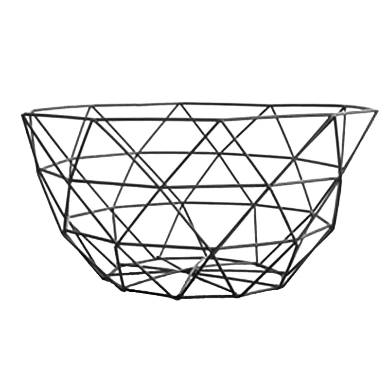 Nordic Style Metal Fruit and Vegetable Storage Basket Holder