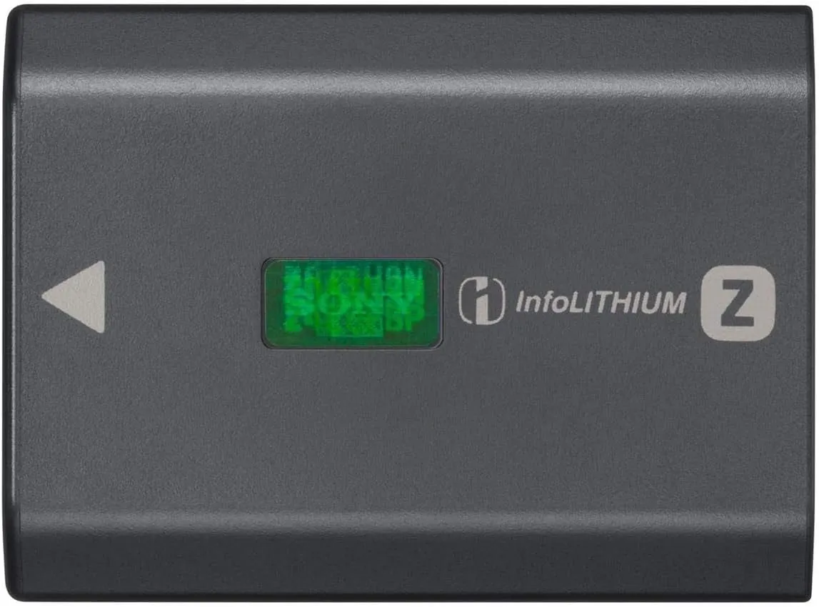 NPFZ100 Z-Series Rechargeable Battery Pack for Alpha A7 III, A7R III, A9 Digital Cameras Black
