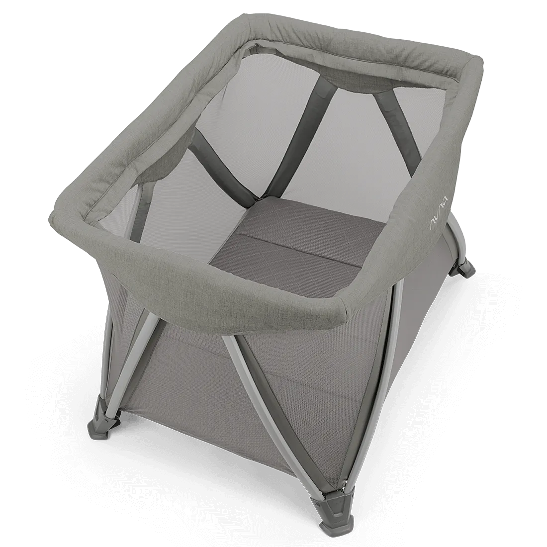 Nuna Sena Aire Travel Cot Inc. Zip On Bassinet - Frost