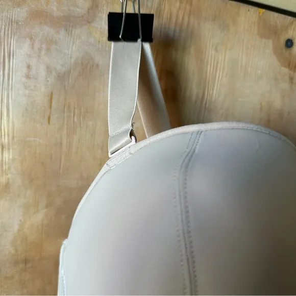 NWT Curvy Kate Luxe Strapless Convertible Tan Bra Biscotti 38M