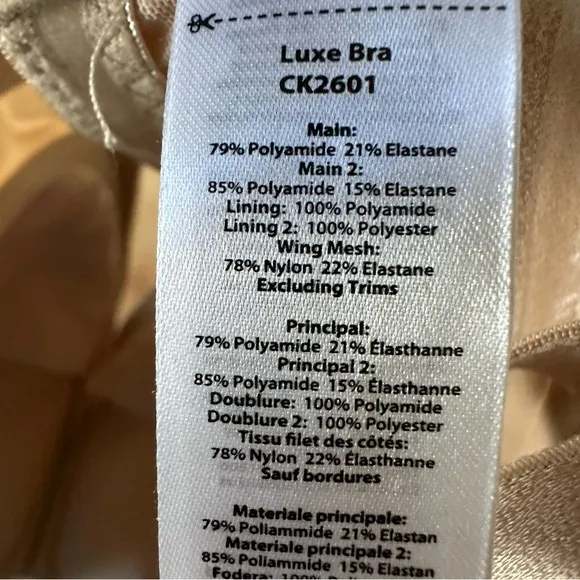 NWT Curvy Kate Luxe Strapless Convertible Tan Bra Biscotti 38M