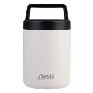 Oasis Stainless Steel Insulated Dual Compartment Food Flask with Handle 480ML