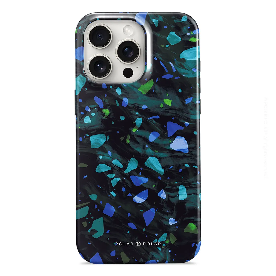 Ocean Terrazzo Gem Custom - iPhone 15 Pro Max Case