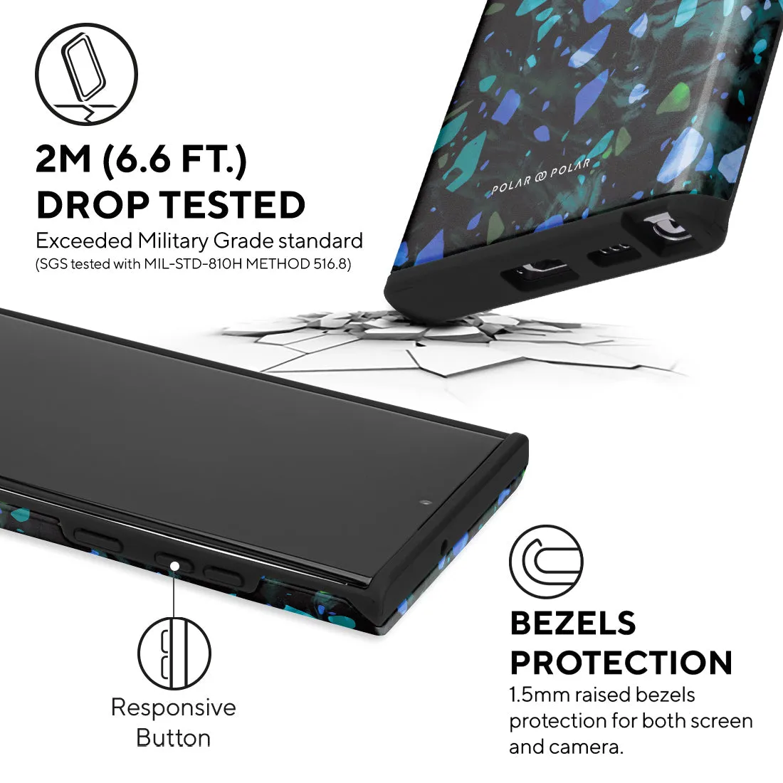 Ocean Terrazzo Gem - Samsung Galaxy S22 Ultra 5G Case