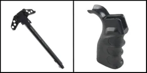 Omega Deals Holy Ambidextrous Charging Handle   Storage Grip