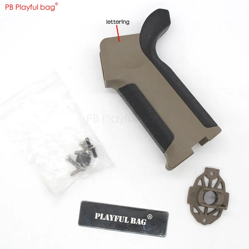 Outdoor CS Toys gun parts HG5 Black Soft Rubber Black Sand Colour Impact Motor Grip Jinming 480 M4 556 FTM TTM Jinming480 LD65