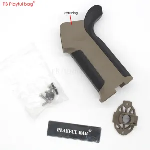 Outdoor CS Toys gun parts HG5 Black Soft Rubber Black Sand Colour Impact Motor Grip Jinming 480 M4 556 FTM TTM Jinming480 LD65