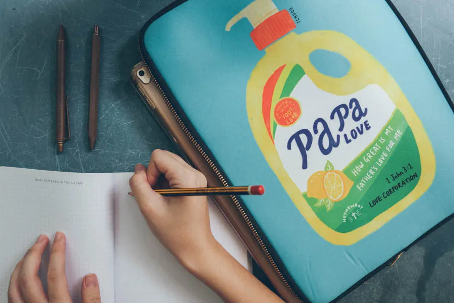 Papa Love Soap | Laptop Sleeve {LOVE SUPERMARKET}