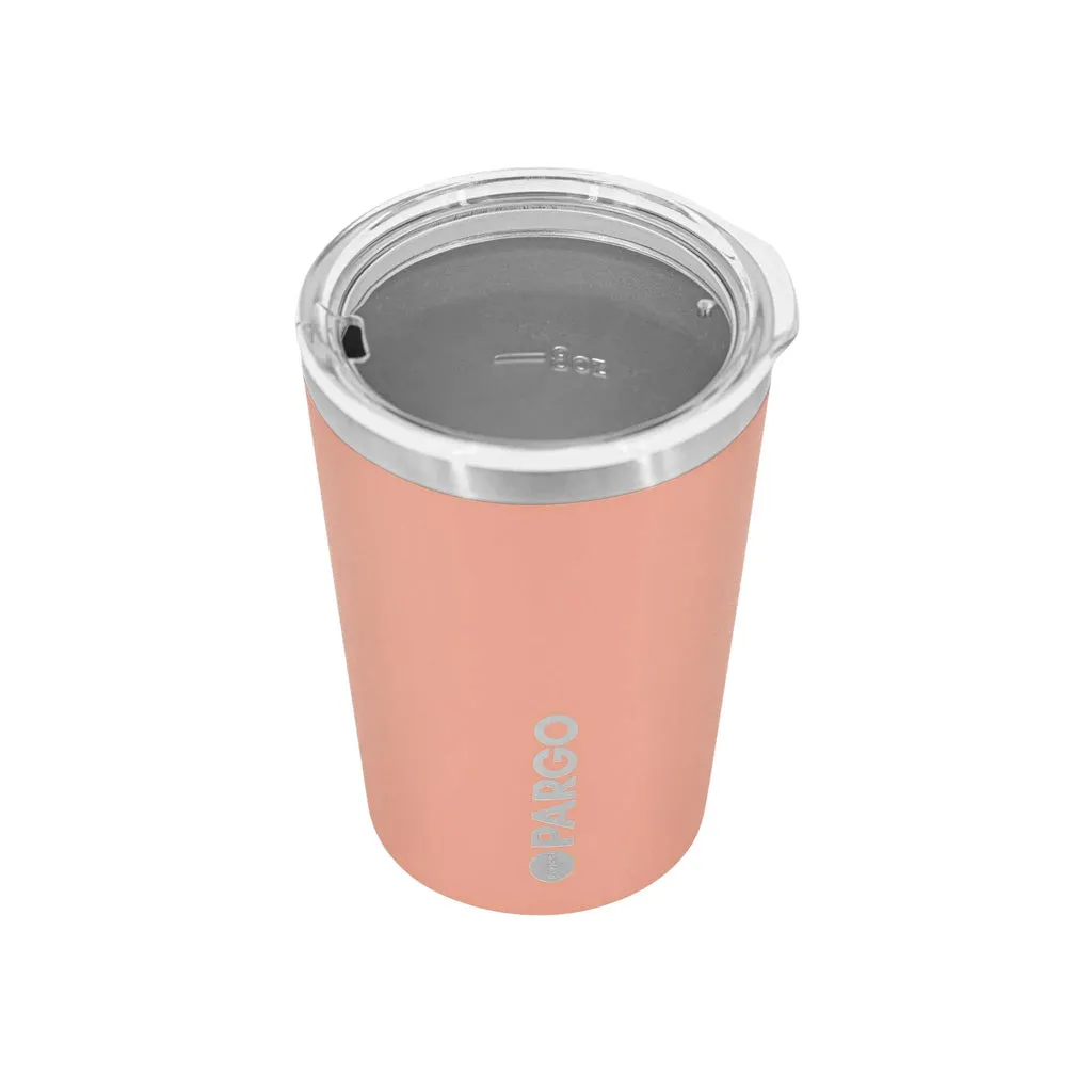 PARGO 12oz INSULATED REUSABLE CUP - CORAL PINK