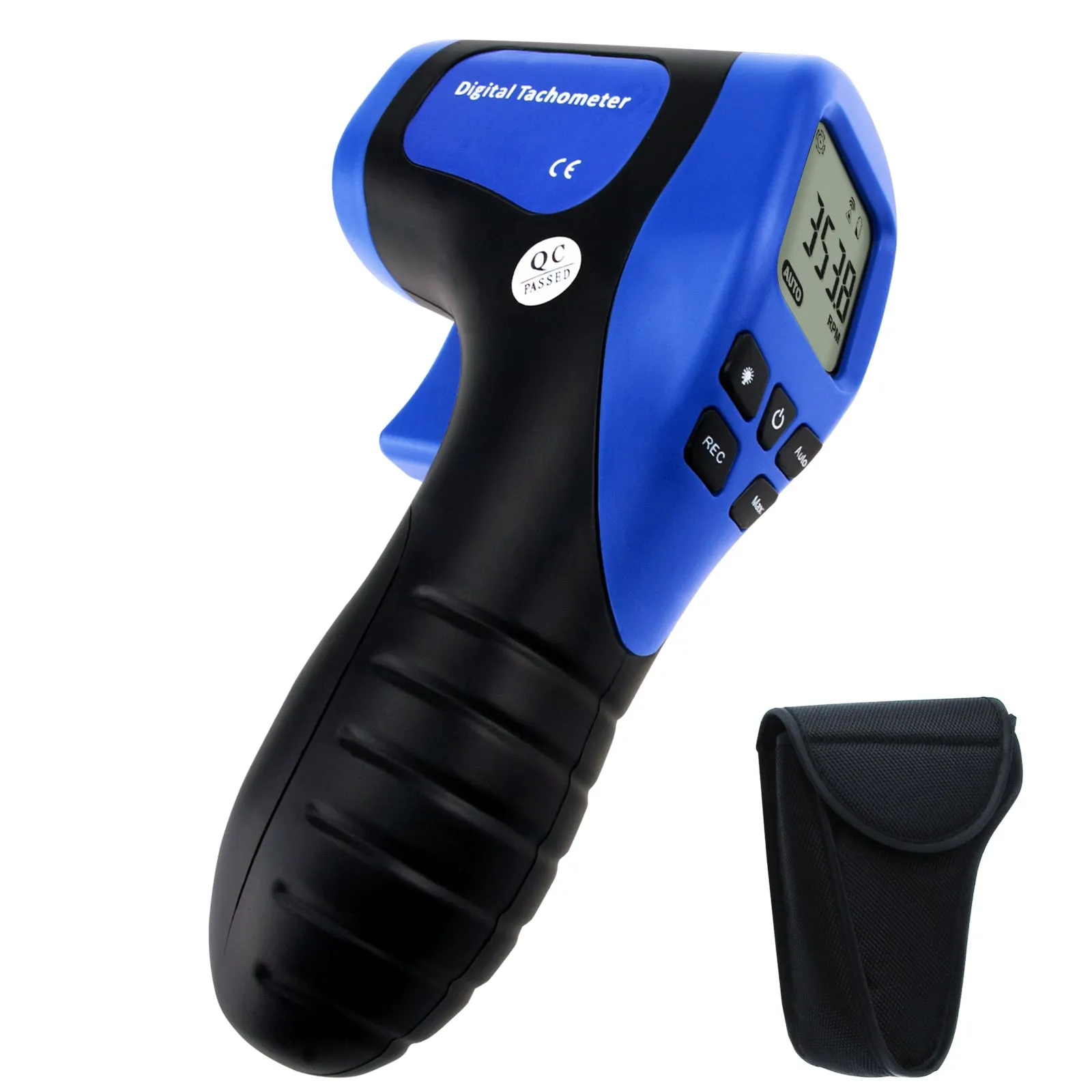 PD_55 Kibeland Handheld Digital Laser Tachometer Measuring Range: 2.5-99999RPM