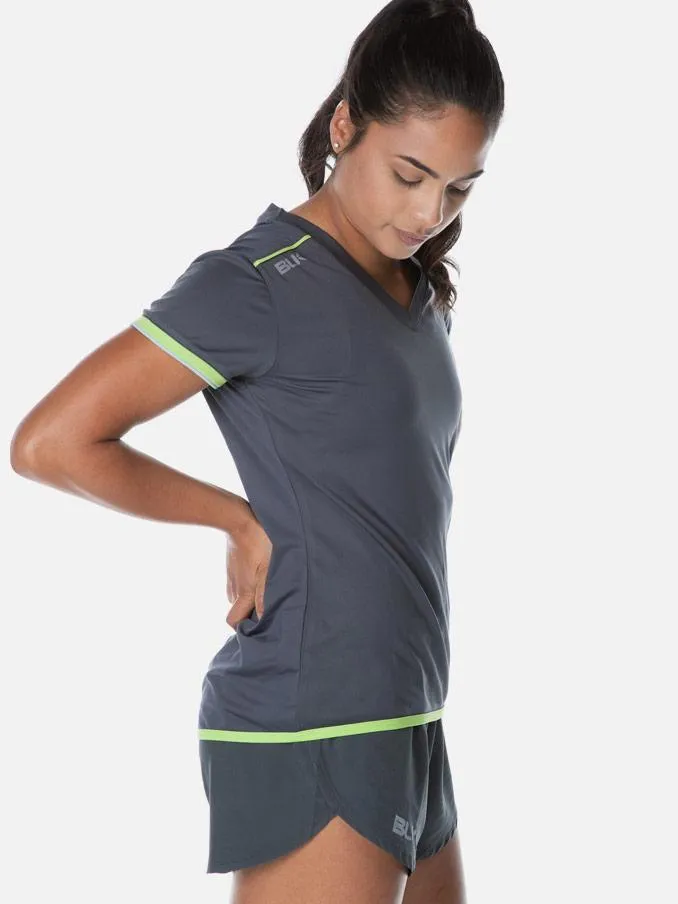 Performance Ladies Tee Gun Metal