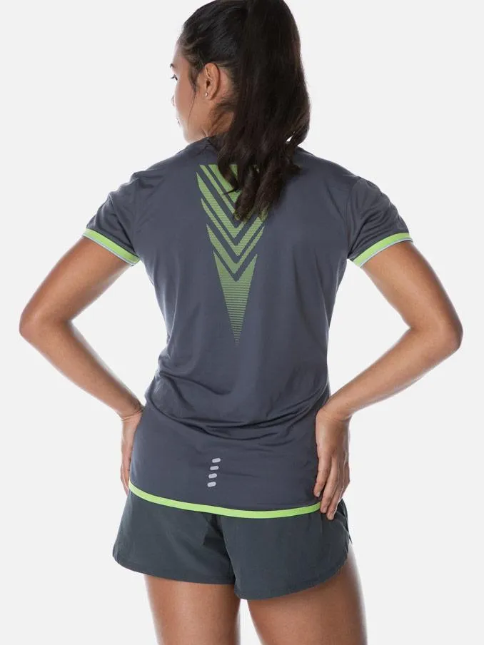 Performance Ladies Tee Gun Metal