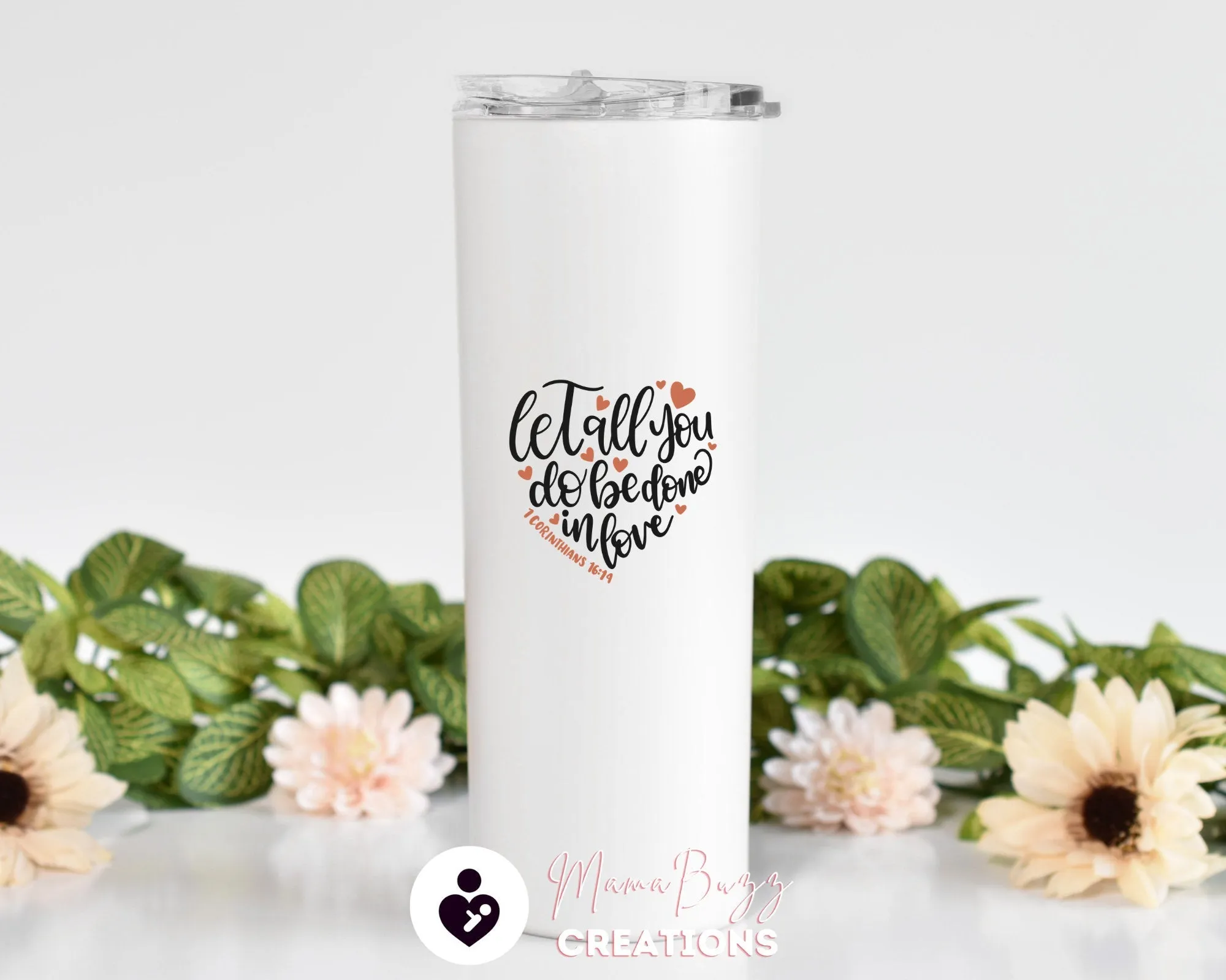 Personalized Tumbler Cup,Insulated Tumbler,Custom Tumbler With Straw,Faith,Hope,Love Custom Tumbler,Personalized 20 Oz Steel Tumbler