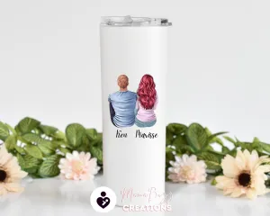 Personalized Tumbler Cup,Insulated Tumbler,Custom Tumbler With Straw,Faith,Hope,Love Custom Tumbler,Personalized 20 Oz Steel Tumbler