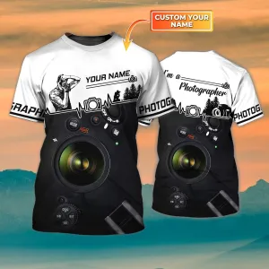 Photography 1 - Personalized Name 3D Tshirt