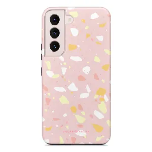 Pink Peony Terrazzo Custom - Samsung Galaxy S22 5G Case