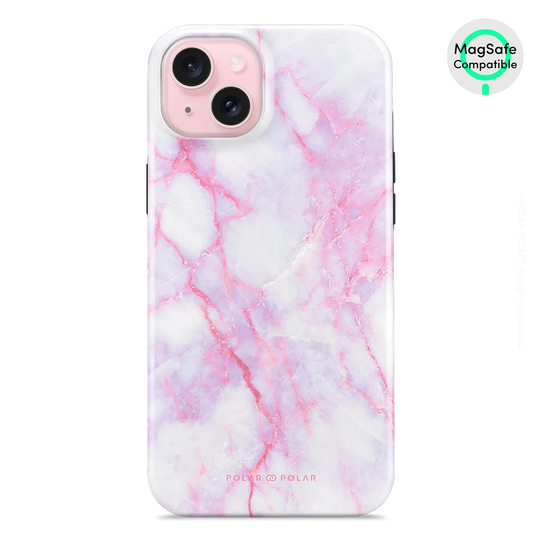 Pink White - iPhone 15 Plus Case