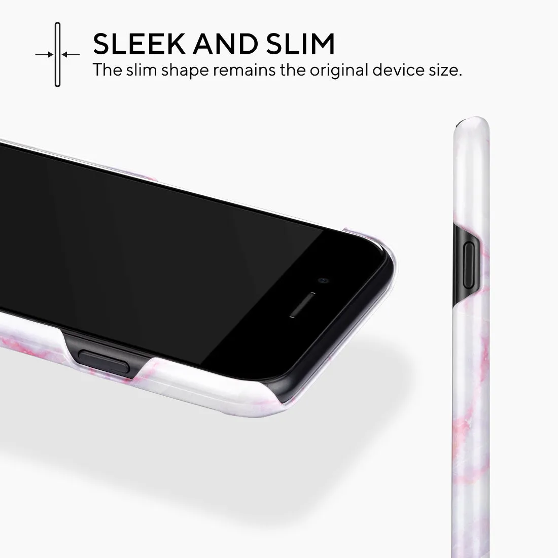 Pink White - iPhone SE3 / SE2 / 8 / 7 Case