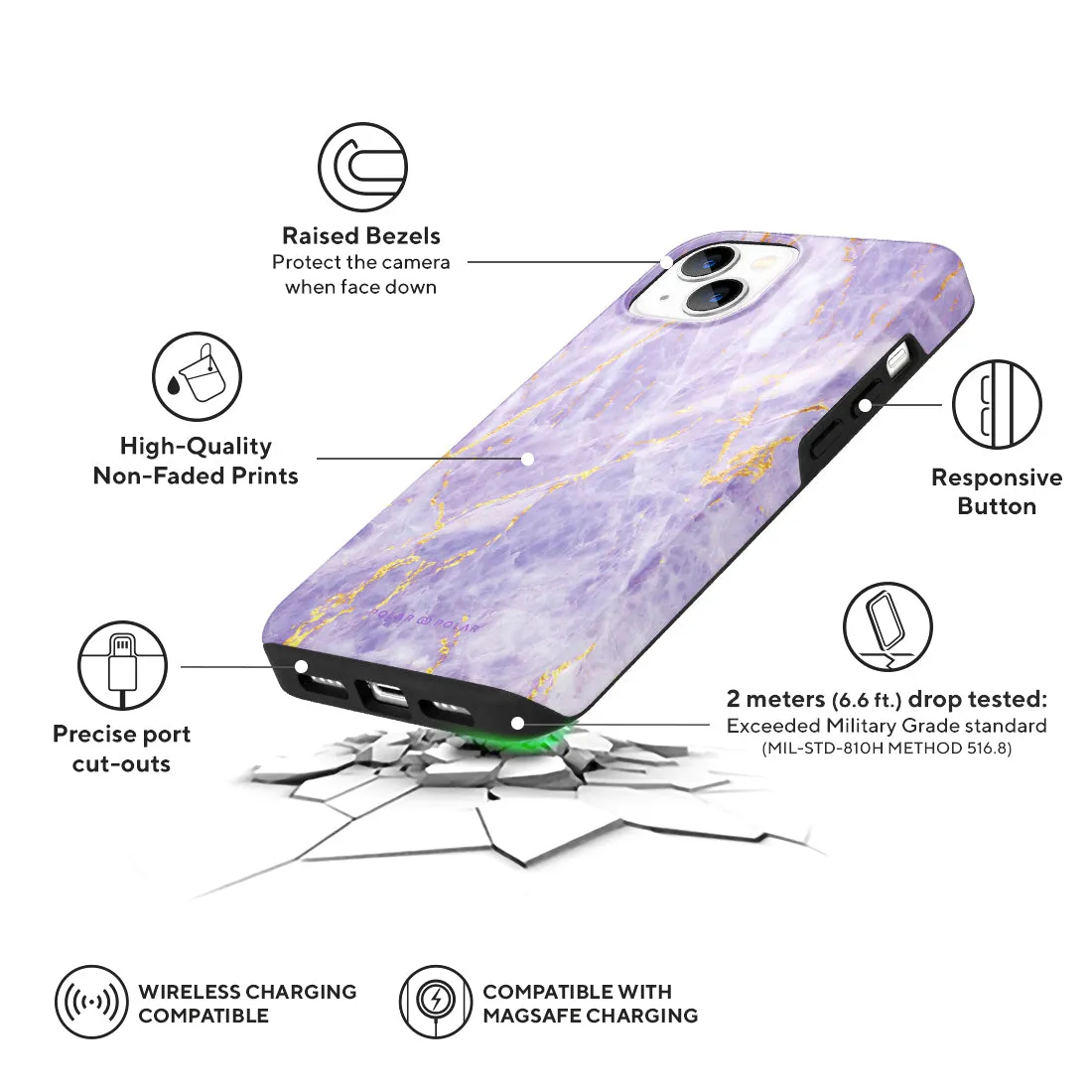 Princess Purple Custom - iPhone 13 Case