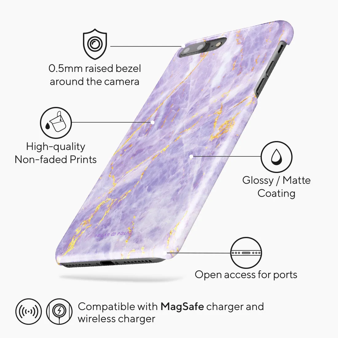 Princess Purple Custom - iPhone 8 Plus/7 Plus Case