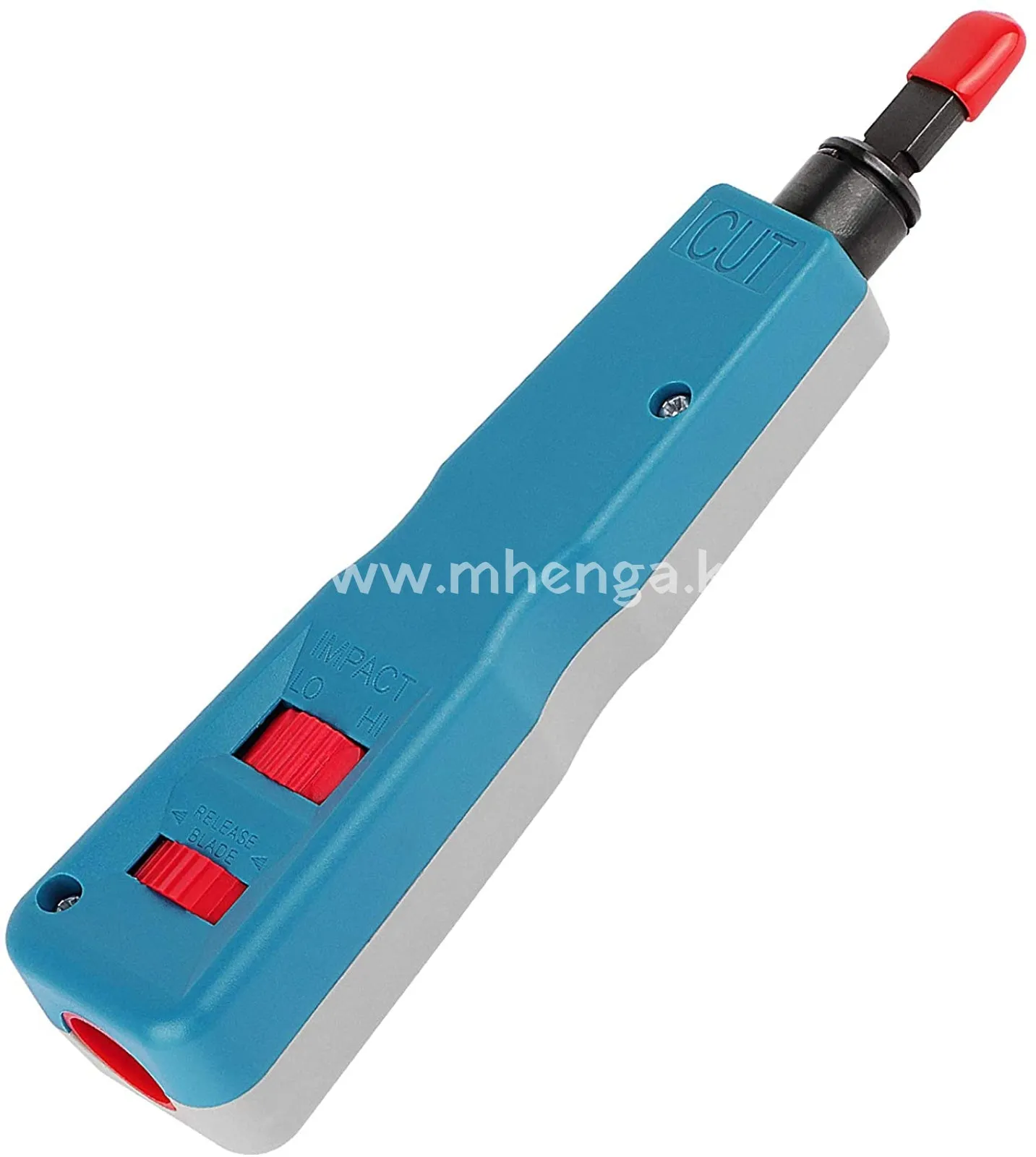 Professional Impact 110 Ethernet Punch Down Tool with Enlarged Blade Storage for 110/66 Blades, Impact Terminal Insertion Tools