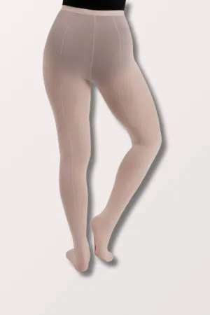 Professional Mesh Transition Tights with Seams - Theatrical Pink