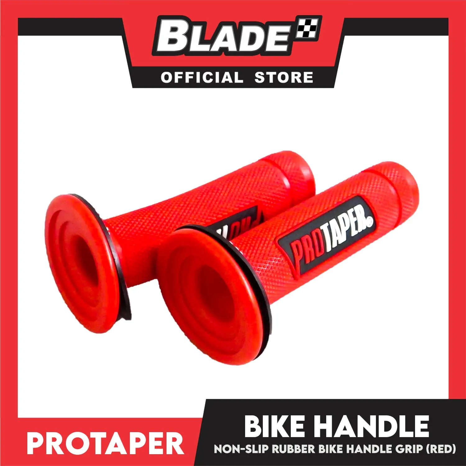 Protaper Rubber Bike Handle Grip (Red)