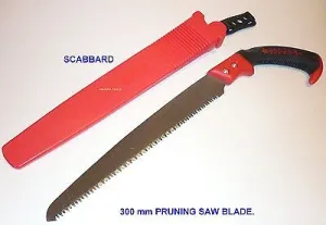 PRUNING SAW 300mm LONG BLADE WITH SCABBARD - NEW